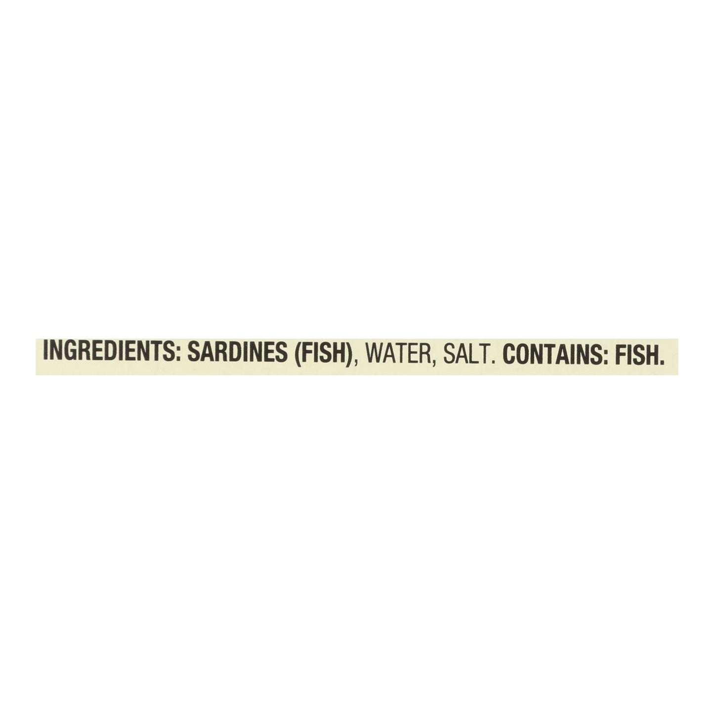 Season Sardines In Water - Case Of 12 - 4.375 Oz
