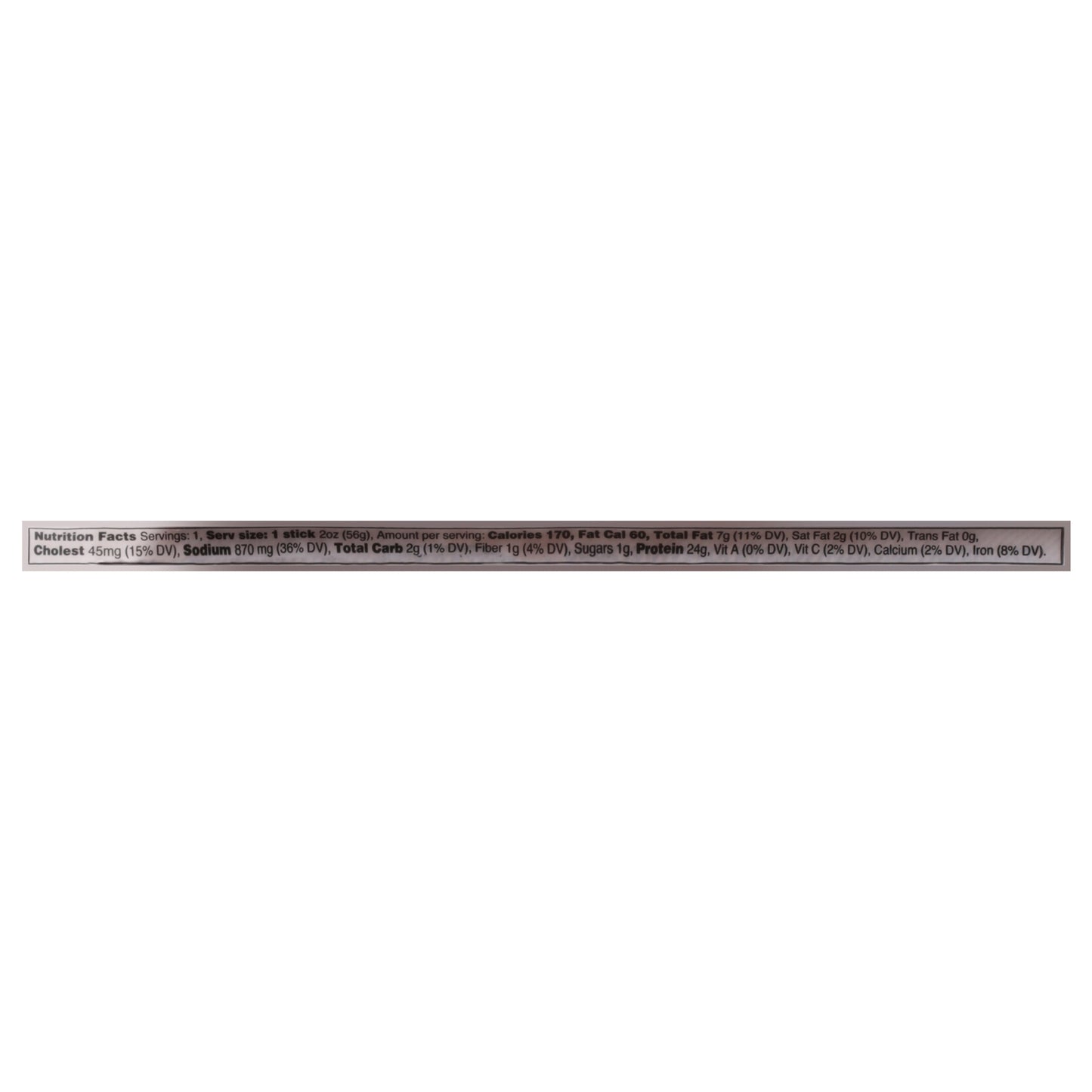 4505 - Btchr Saus Link Snack Original - Case Of 12-2 Oz