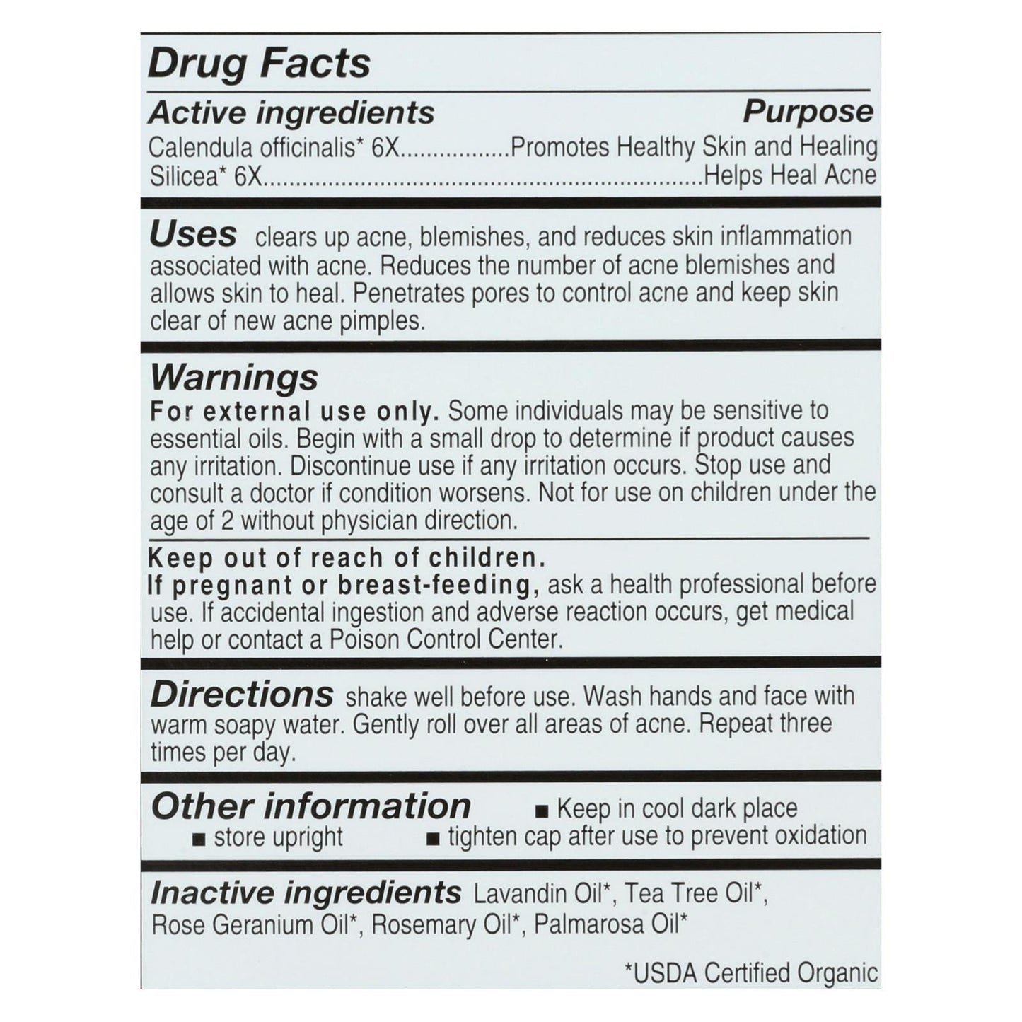 Forces Of Nature Acne/pimple Rollerball Applicator - 1 Each - 4 Ml