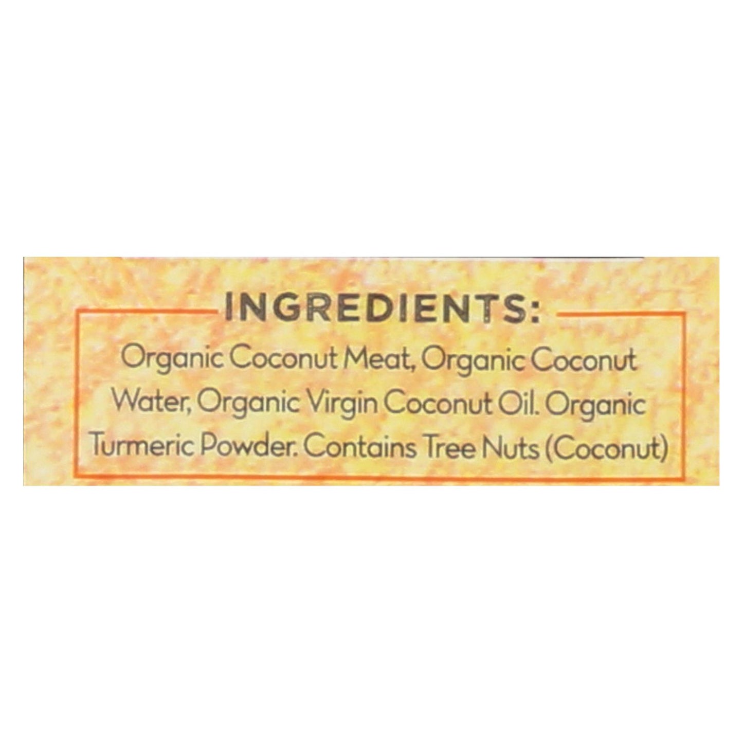 Nuco Organic Turmeric Coconut Wraps - Case Of 12 - 2.47 Oz