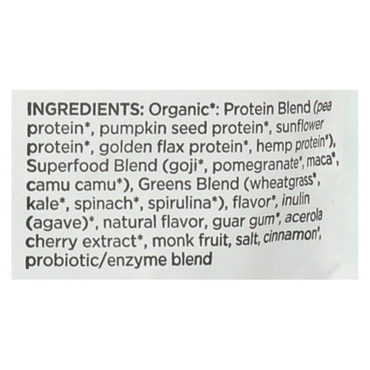 Navitas Organics Vanilla & Greens Essential Blend - Case Of 6 - 8.4 Oz