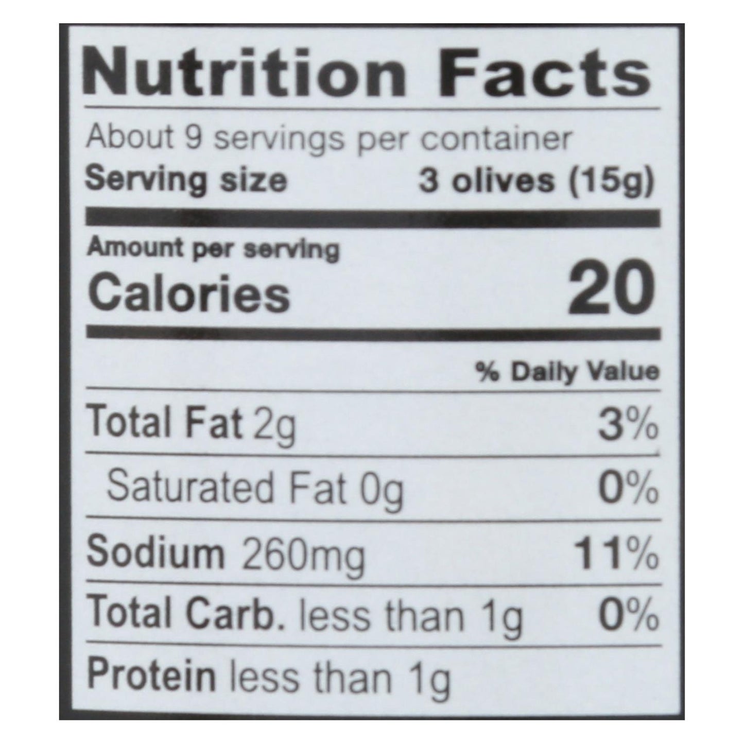 Gaea Pitted Olives - Case Of 8 - 4.9 Oz