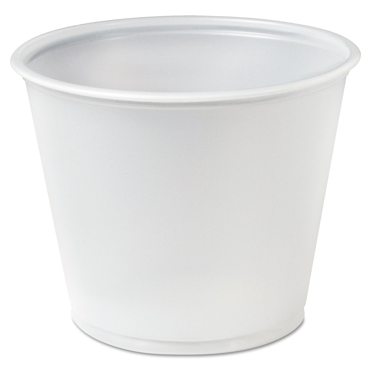 Dart Polystyrene Portion Cups, 5.5 oz, Translucent, 250/Bag, 10 Bags/Carton (DCCP550N)