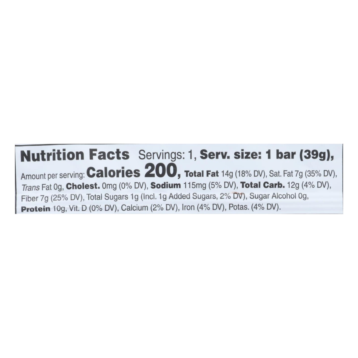 Love Good Fats - Bar Pb Chocolate - Case Of 12 - 1.38 Oz
