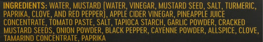 Noble Made - Sauce Barbecue Mustard Low-sugar - Case Of 6-13 Ounce