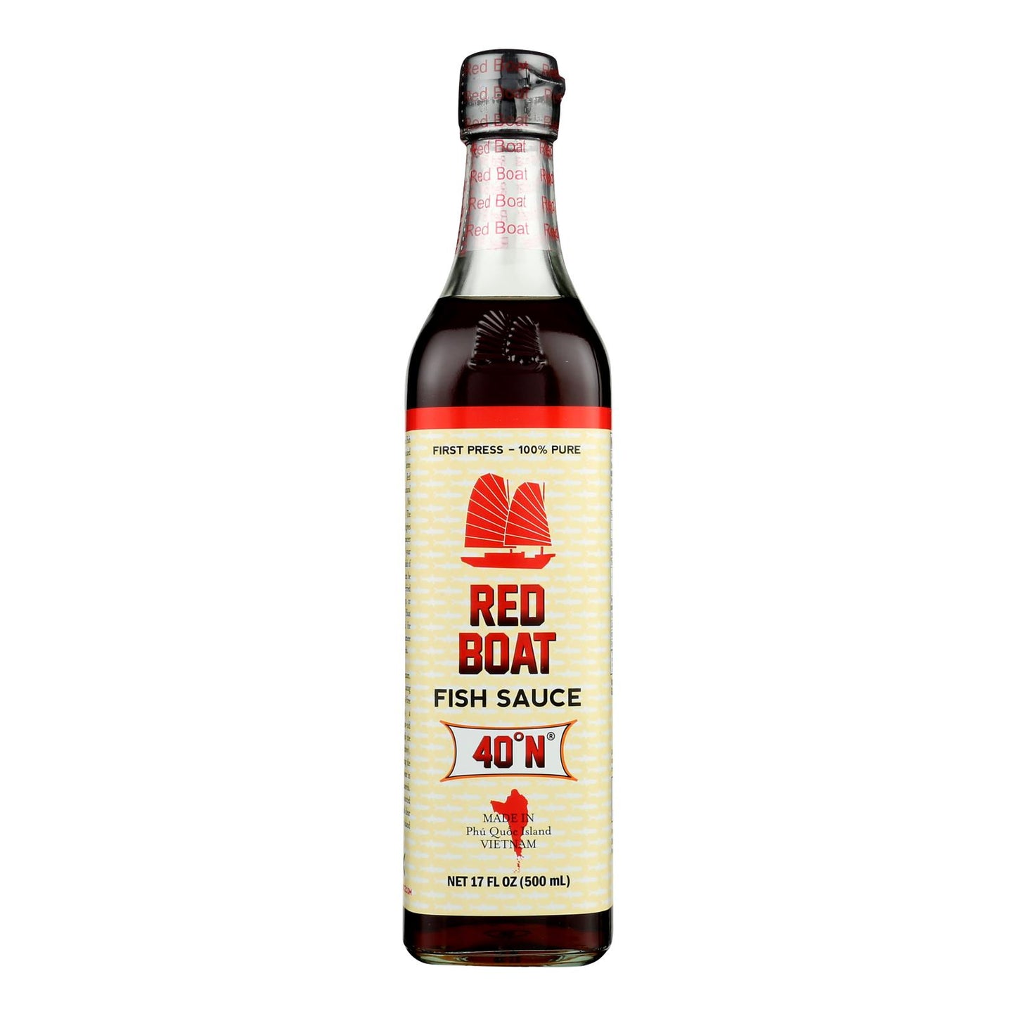 Red Boat Fish Sauce's Primary Ingredient - Case Of 12 - 17 Oz