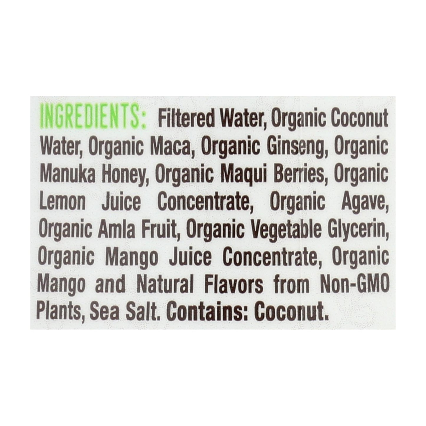 Berri Pro Mango Plant-based Fitness Beverage - Case Of 12 - 16 Oz
