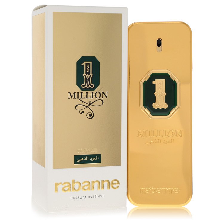 1 Million Golden Oud by Paco Rabanne Eau De Parfum Intense Spray 3.4 oz for Men