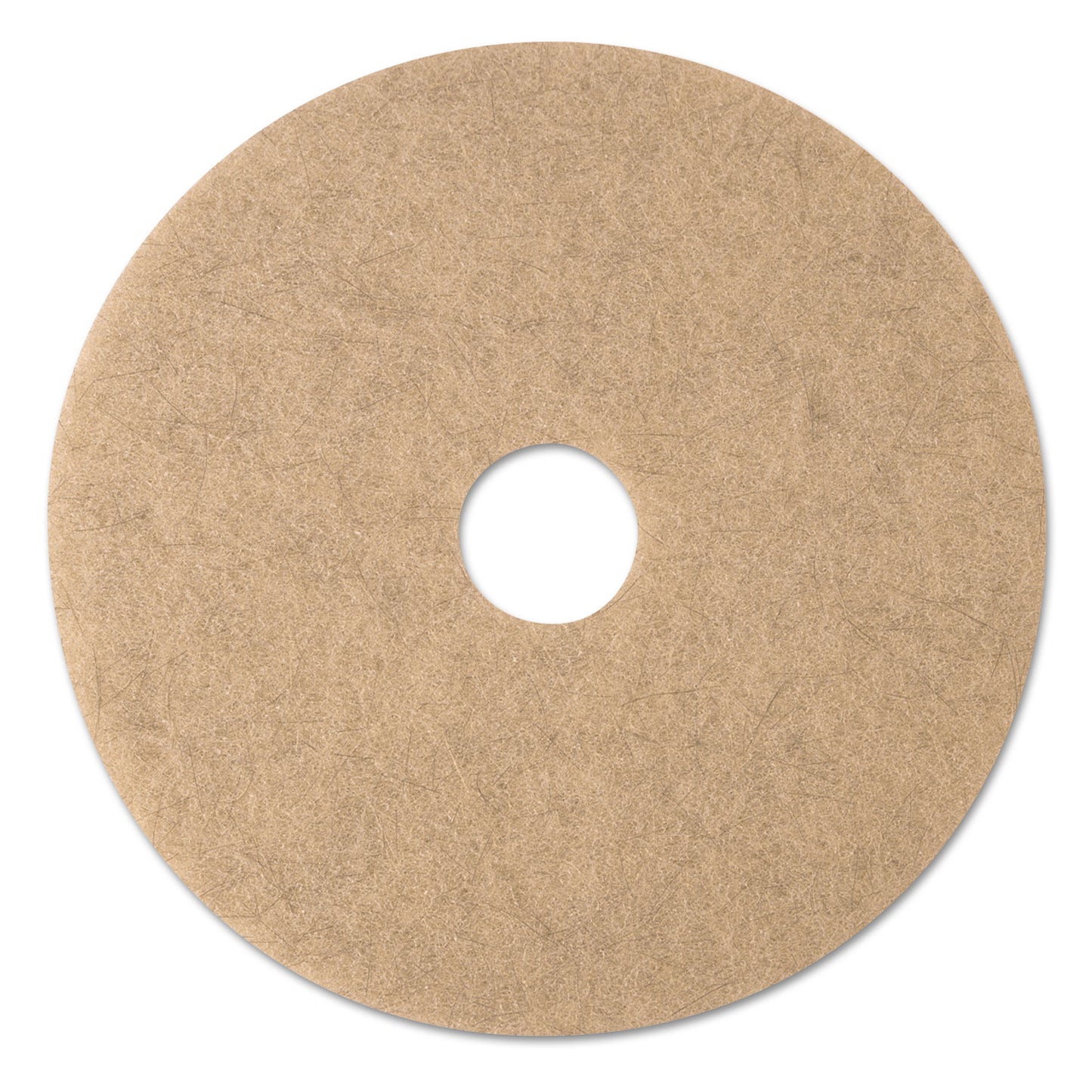 3M Ultra High-Speed Natural Blend Floor Burnishing Pads 3500, 20" Diameter, Tan, 5/Carton (MMM19008)