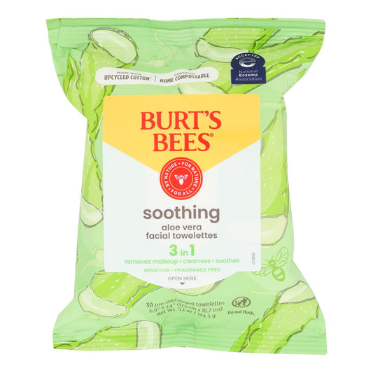 Burts Bees - Face Towelette - Sensitive - Case Of 3 - 30 Count