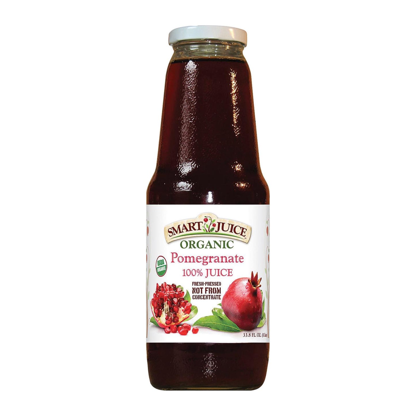 Smart Juice Organic Pomegranate - Case Of 6 - 33.8 Fl Oz.