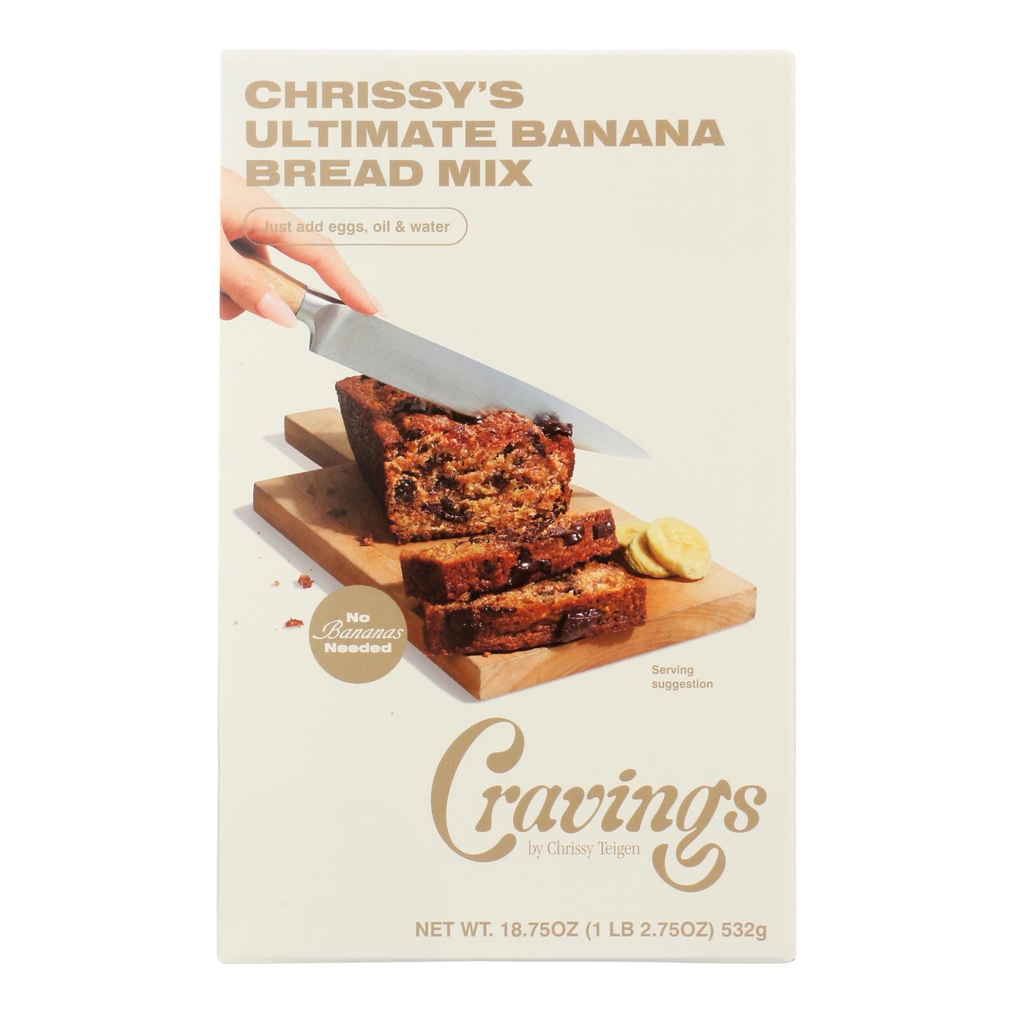 Cravings By Chrissy Teigen - Bread Mix Ultimate Banana - Cs Of 6-18.75 Oz