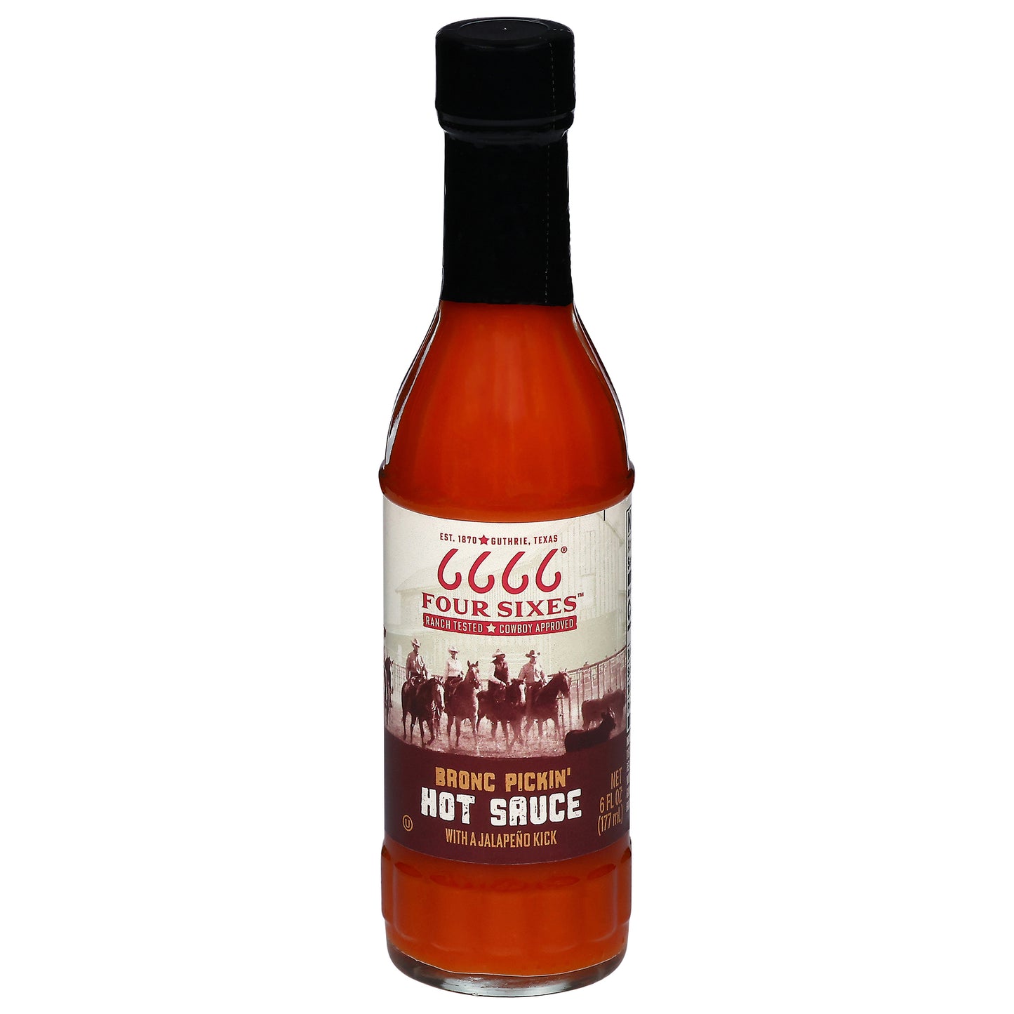 Four Sixes - Hot Sauce Bronc Pickin - Cs Of 12-6 Fz