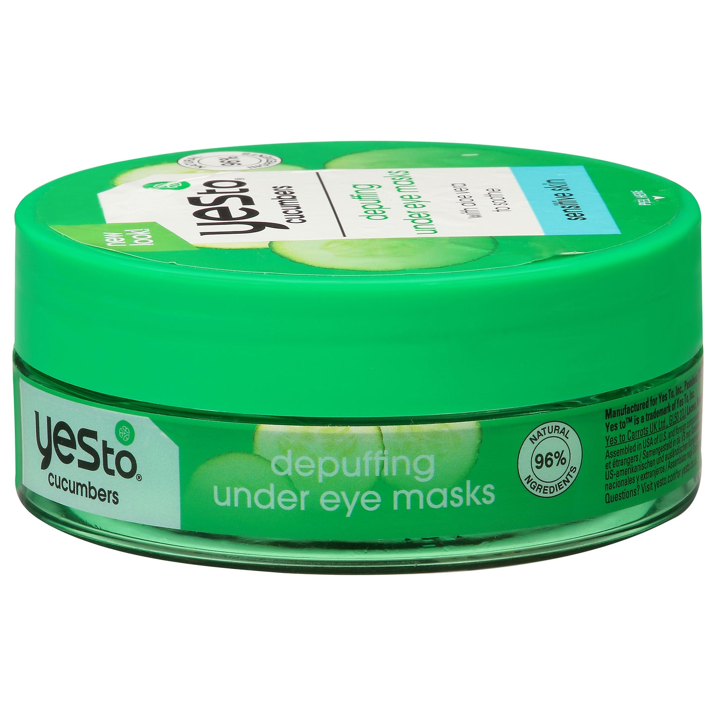 Yes To - Mask Under Eye Cucumber - Cs Of 3-16 Ct