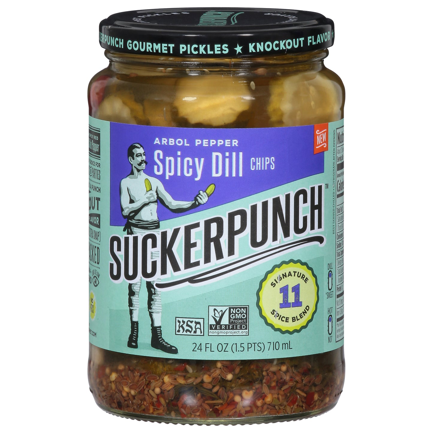 Suckerpunch - Pckl Chp Arbol Ppr Spcy - Cs Of 6-24 Fz