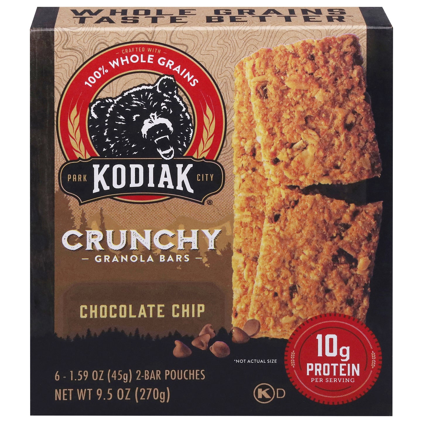 Kodiak Cakes - Granola Bar Choc Chip - Cs Of 12-6/1.59oz