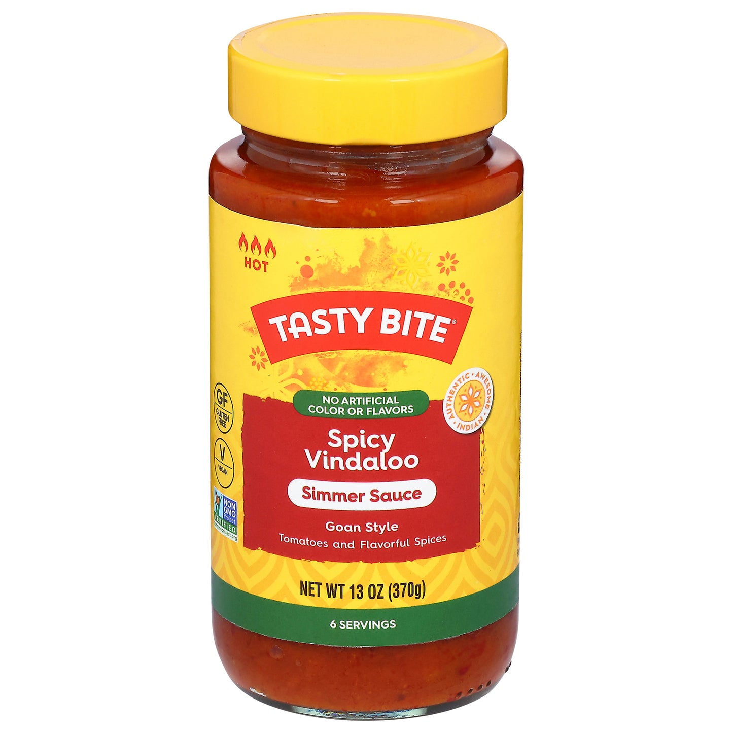 Tasty Bite - Simmer Sce Spicy Vindaloo - Cs Of 6-13 Oz