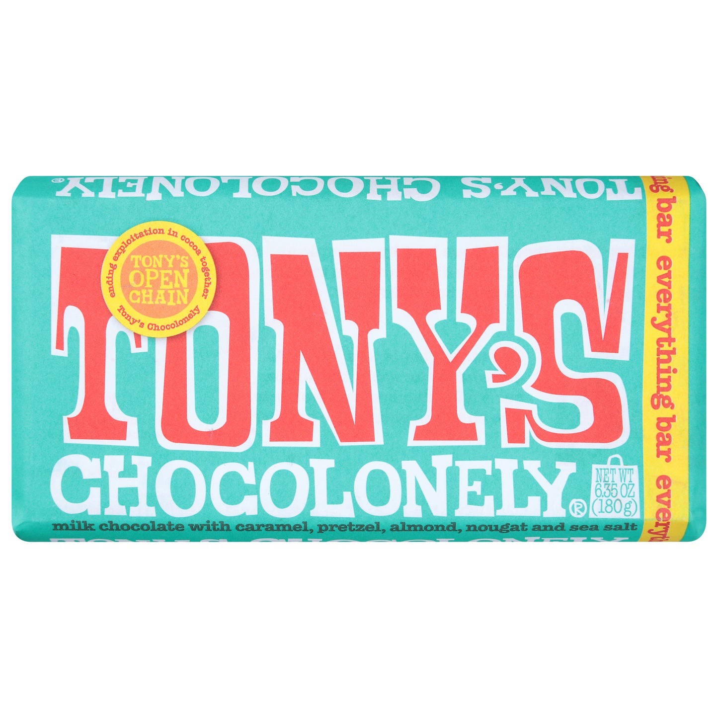 Tony's Chocolonely - Bar Mlk Crml Prtz Sslt - Cs Of 15-6.35 Oz
