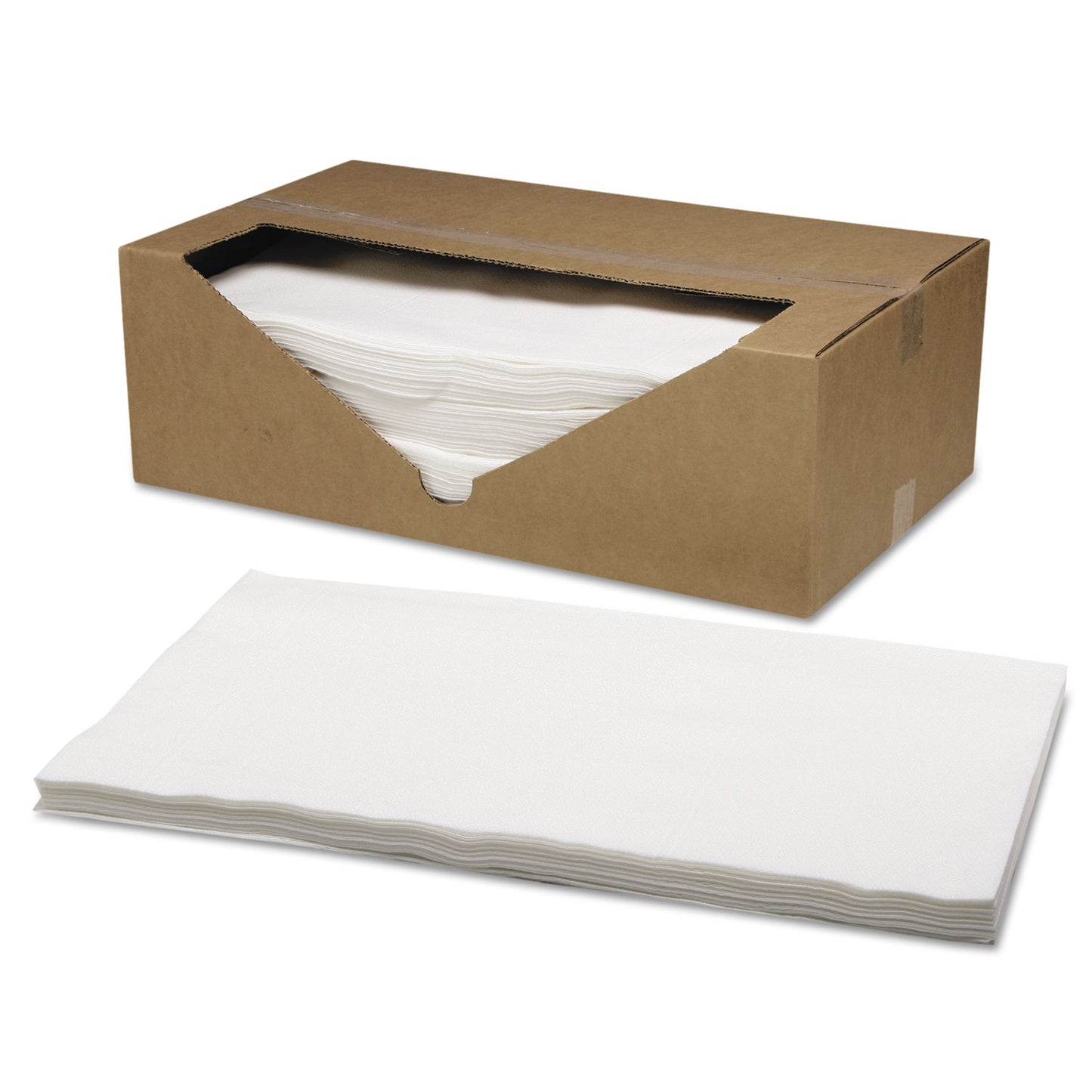 AbilityOne 7920005191912, SKILCRAFT, Tuff Wipes All Purpose Wipe, 1-Ply, 14.25 x 25, White, 200/Box