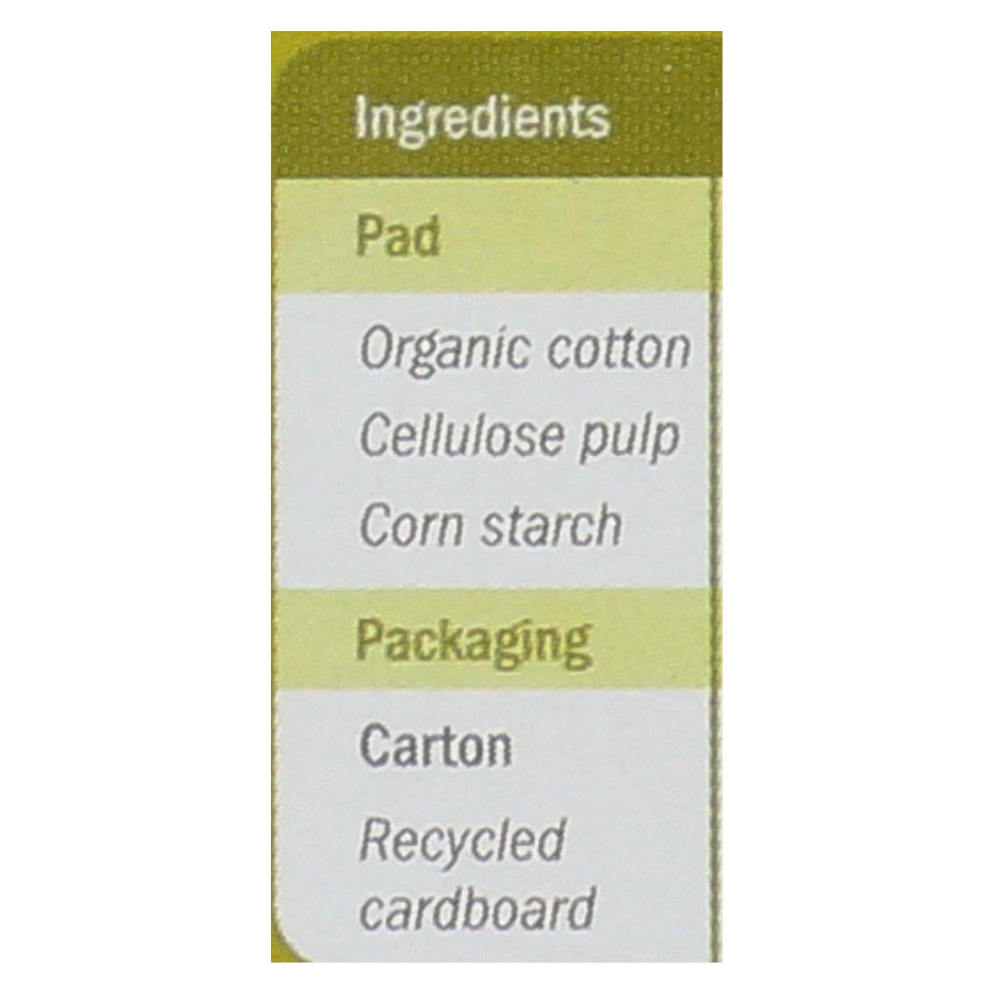 Natracare Natural Mini Panty Liners - 30 Pack