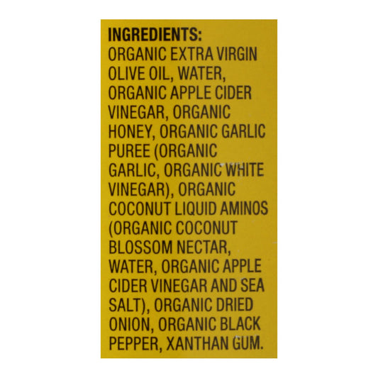 Bragg - Vinaigrette - Organic - Healthy - 12 Oz - Case Of 6