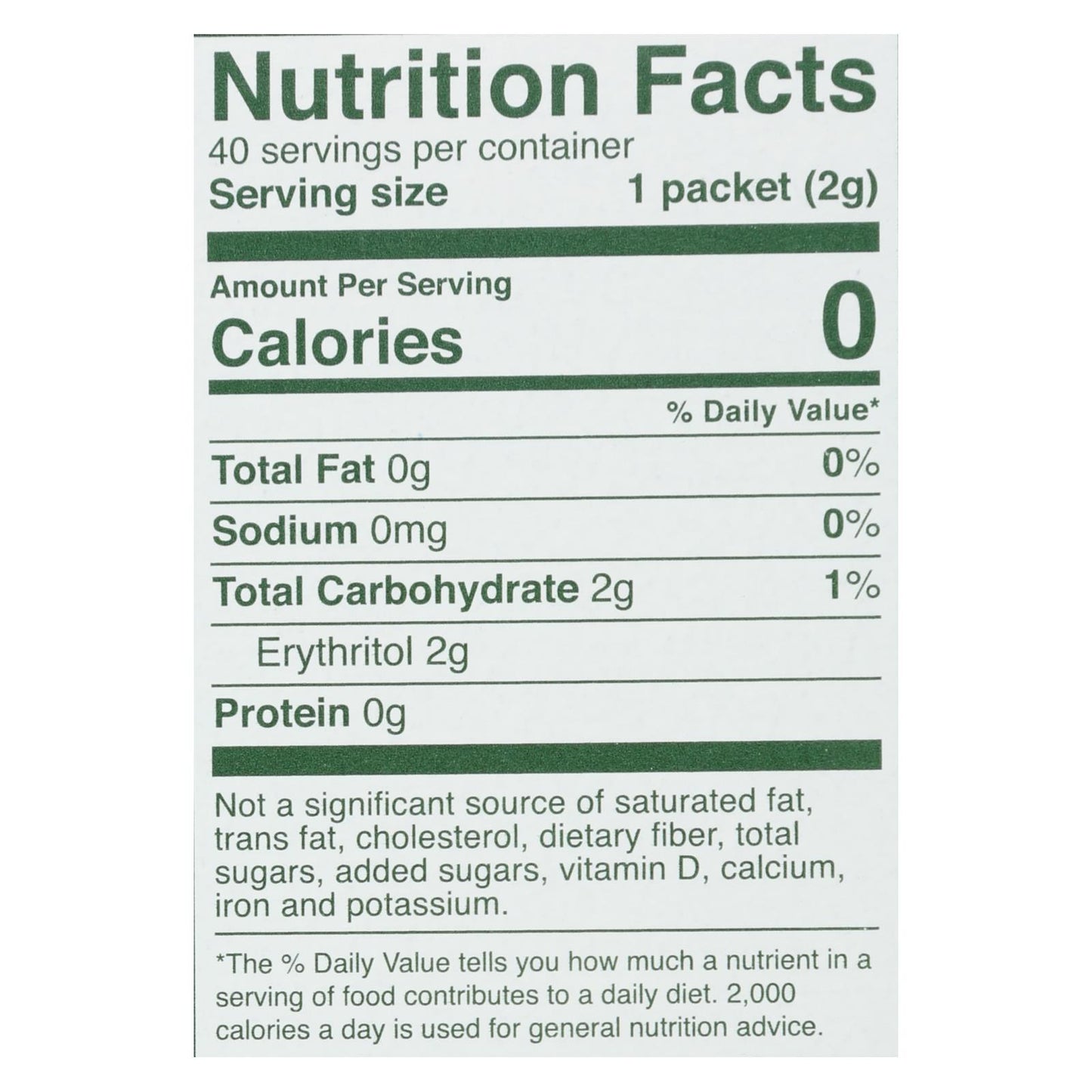 Whole Earth Sweetener Co Stevia Leaf & Monk Fruit Natural Sweetener Blend - Case Of 12 - 40 Ct