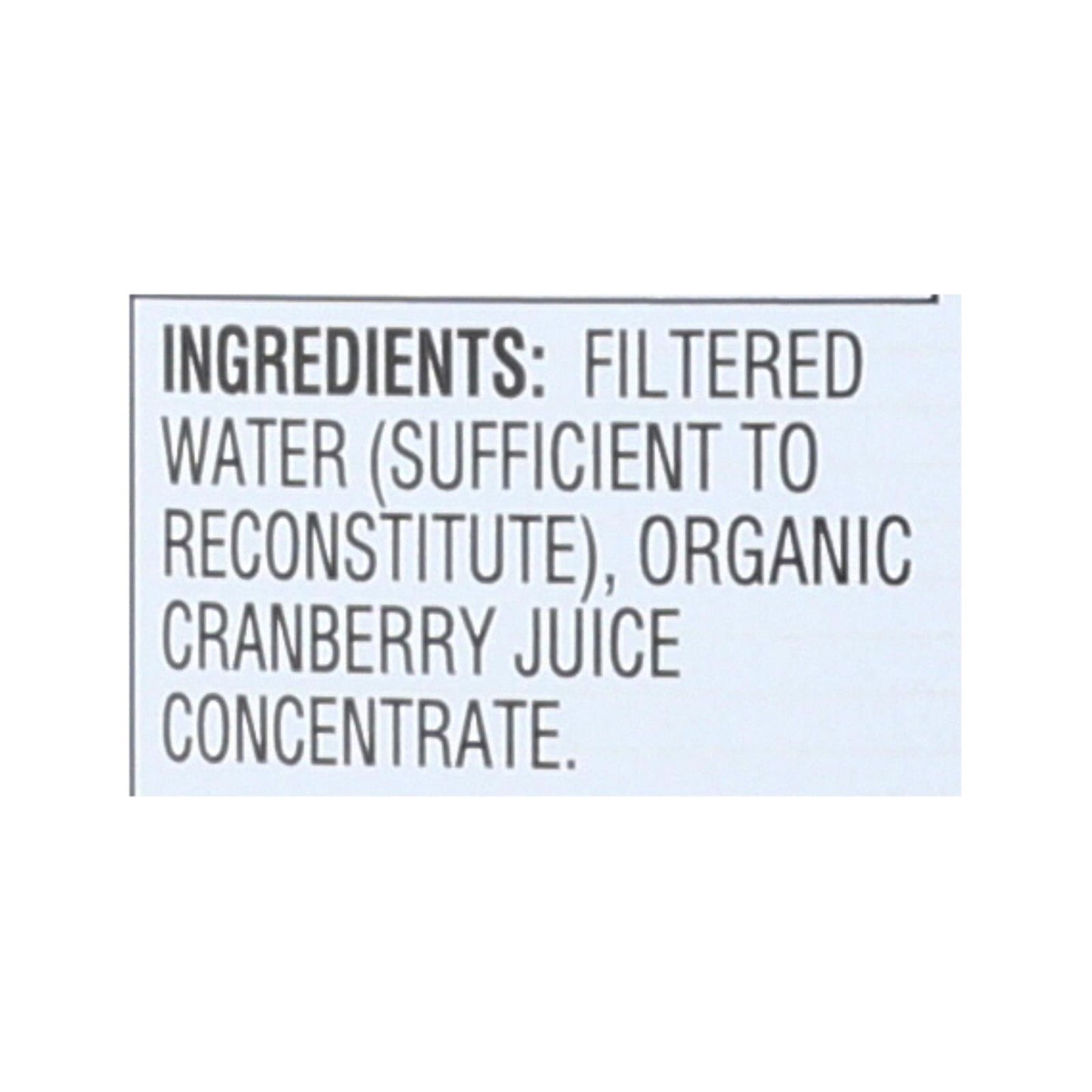 R.w. Knudsen - Organic Juice - Just Cranberry - Case Of 6 - 32 Fl Oz