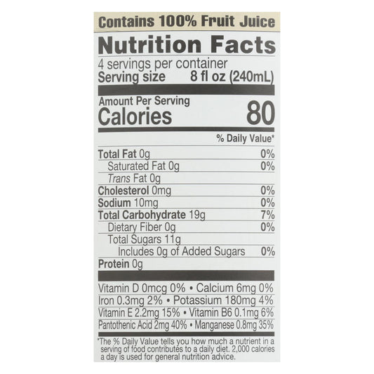 Lakewood - Organic Juice - Pure Cranberry - Case Of 6 - 32 Fl Oz.