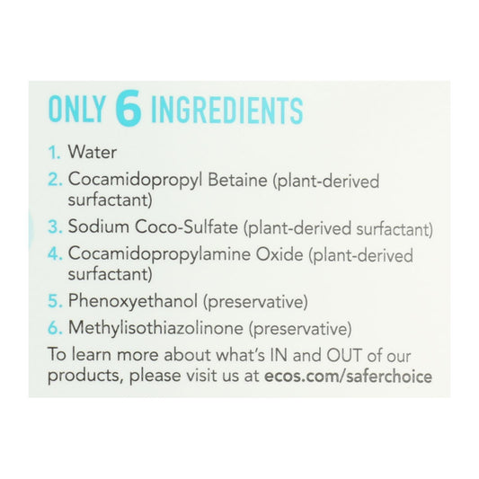 Earth Friendly Ecos Ultra 2x All Natural Laundry Detergent - Free And Clear - 100 Fl Oz