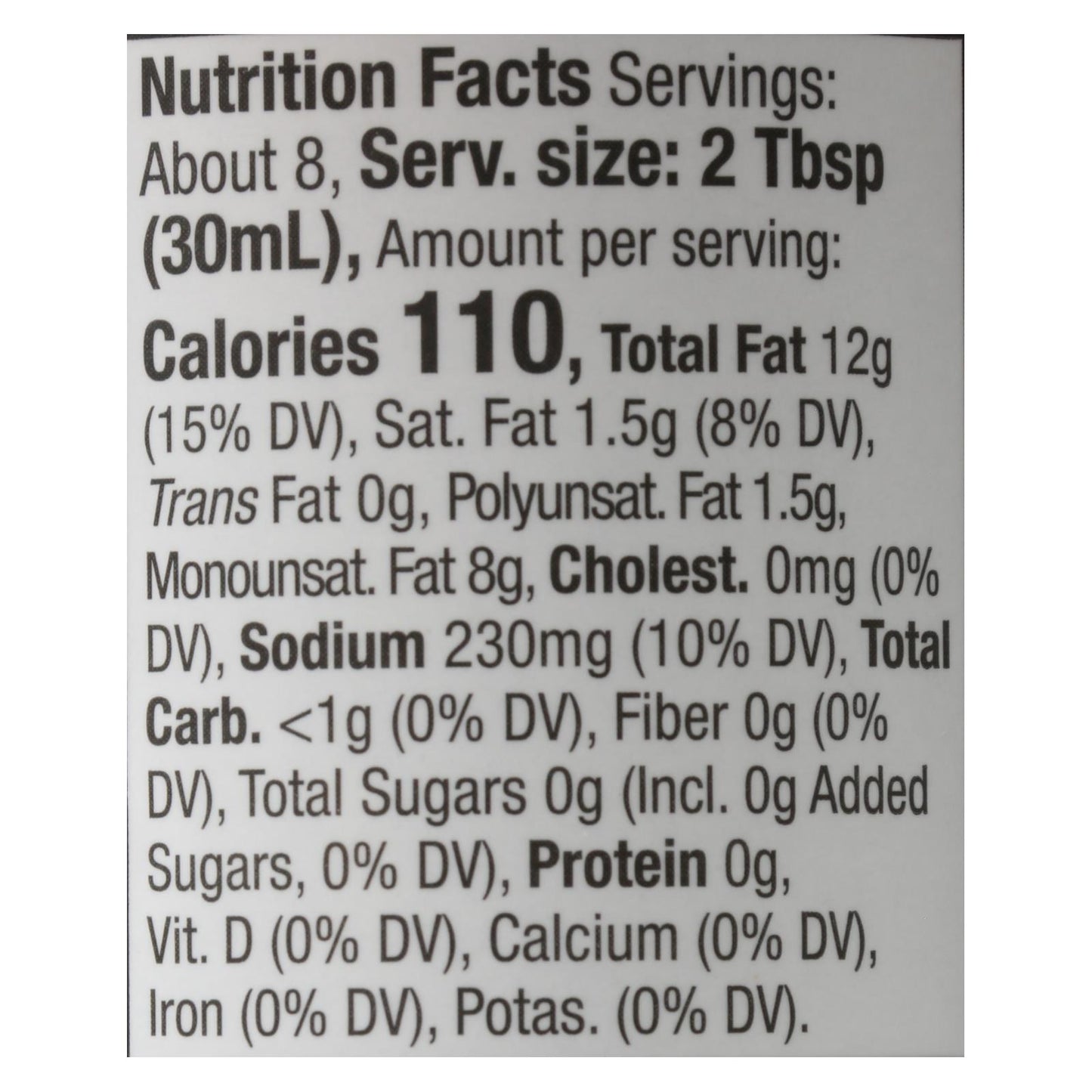 Primal Kitchen - Vingrt Itl W/avocado Oil - Case Of 6 - 8 Fz