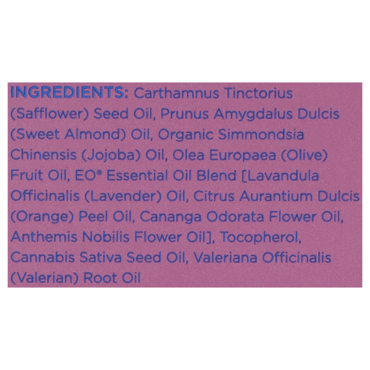 Eo Products - Bath Oil Chamomile Lavndr - Ea Of 1-4 Fz