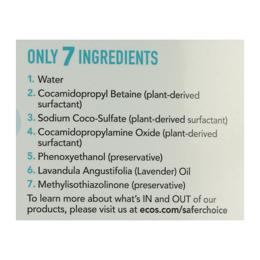 Earth Friendly Ecos Ultra 2x All Natural Laundry Detergent - Lavender - 100 Fl Oz