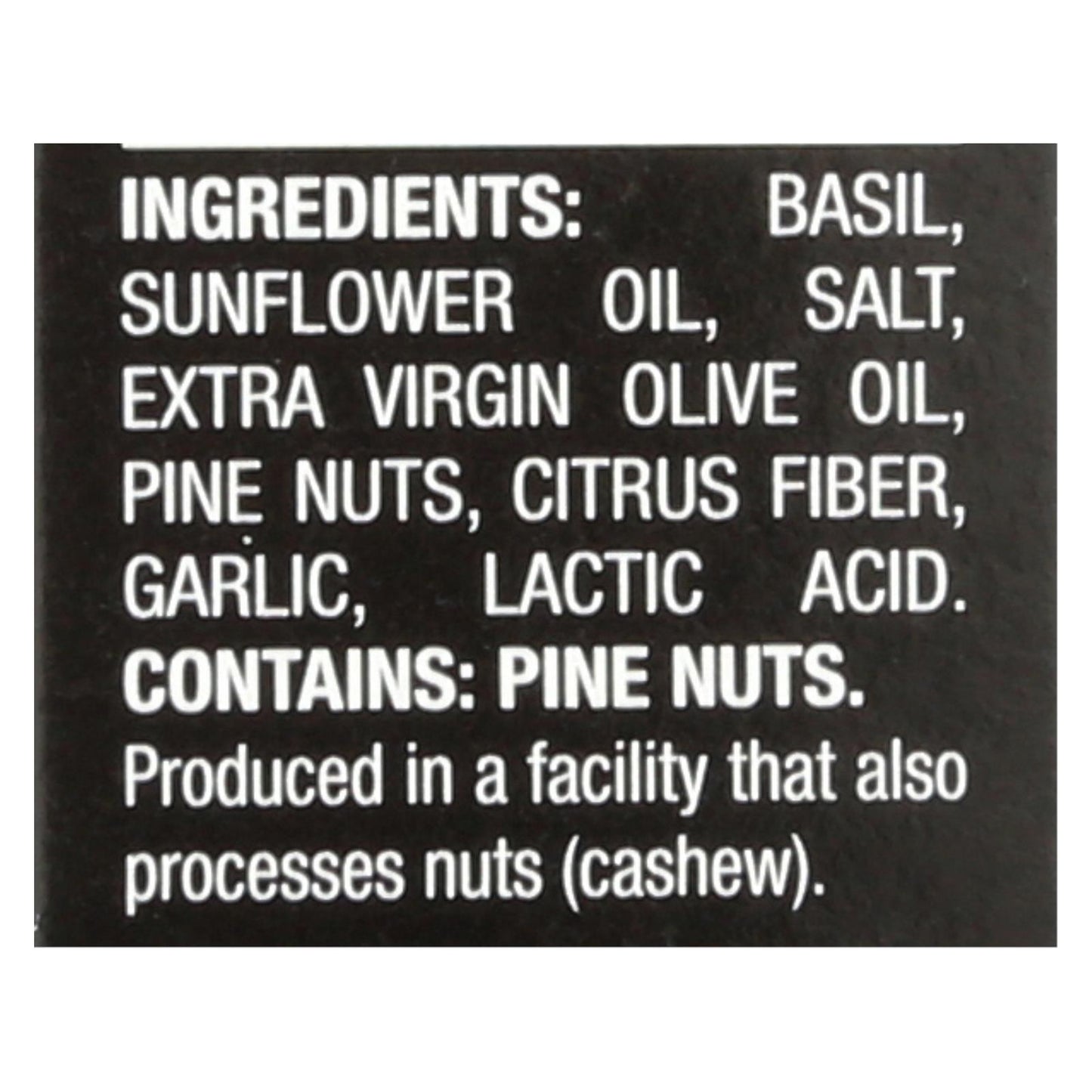 Amore - - Pesto Paste - Case Of 12 - 2.8 Oz.