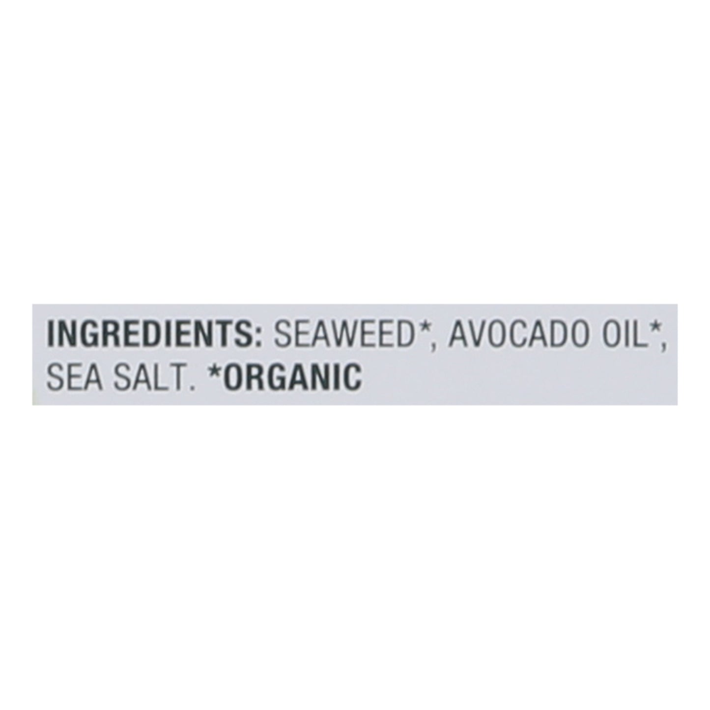 Gimme Seaweed Snacks - Seawd Snk Og2 Avo Oil 5pk - Cs Of 6-5/.14 Oz