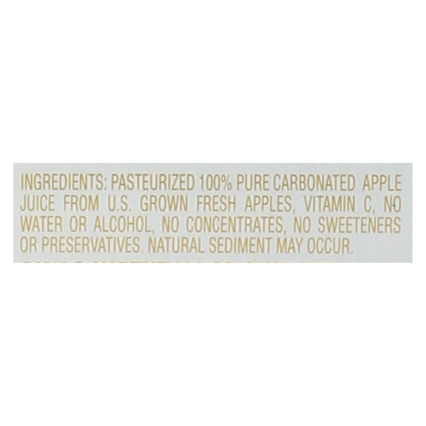Martinelli's Sparkling Cider - Apple - Case Of 12 - 25.4 Fl Oz.