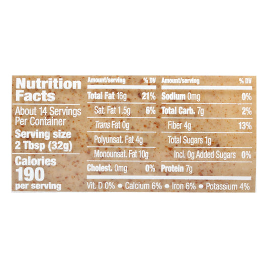 Maranatha Natural Foods Raw Almond Butter - Creamy With No Salt - Case Of 6 - 16 Oz