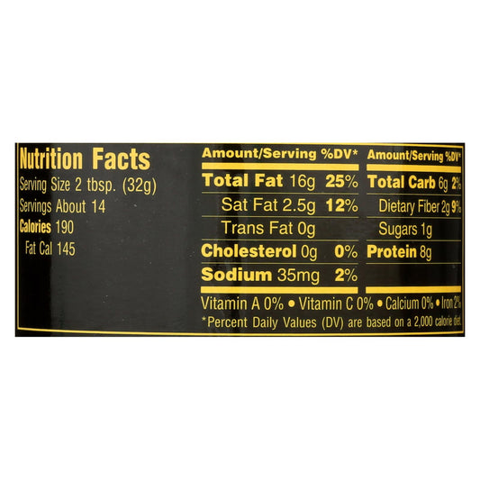 Cream Nut Peanut Butter - Crunchy - Natural - Case Of 6 - 16.5 Oz