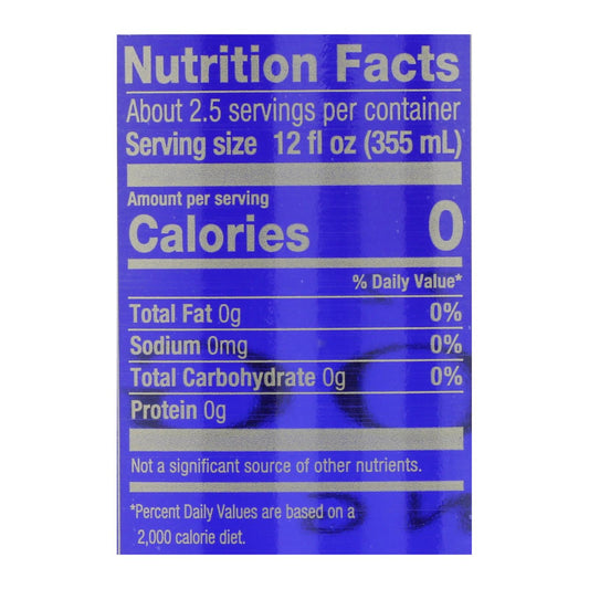 Saratoga Springs Water Sparkling Spring Water - Case Of 12 - 28 Fl Oz.