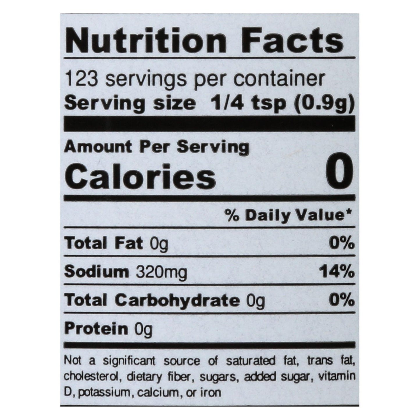 Borsari - Seasoning Salt Savory - Case Of 6-4 Oz