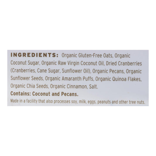 Purely Elizabeth Organic Ancient Grain Granola - Cranberry Pecan - Case Of 6 - 12 Oz.