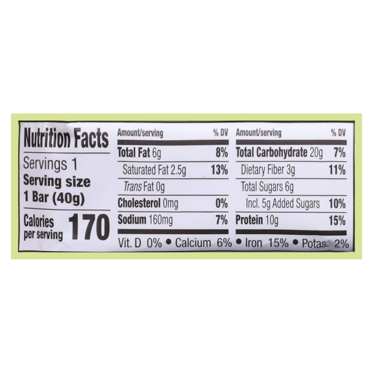 Mezcla - Bar Italian Pistach Choc - Cs Of 12-1.4 Oz