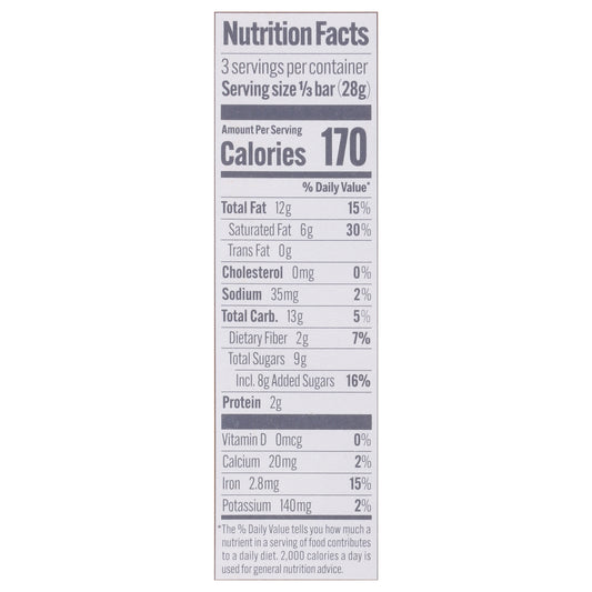 Dr. Bronner's - Bar Chocolate Salted Almond Butter - Case Of 12-2.93 Oz