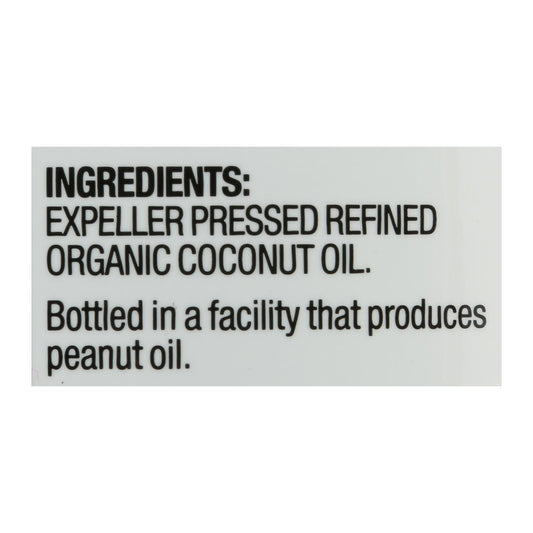 Spectrum Naturals Organic Coconut Oil - Refined - Case Of 6 - 14 Fl Oz