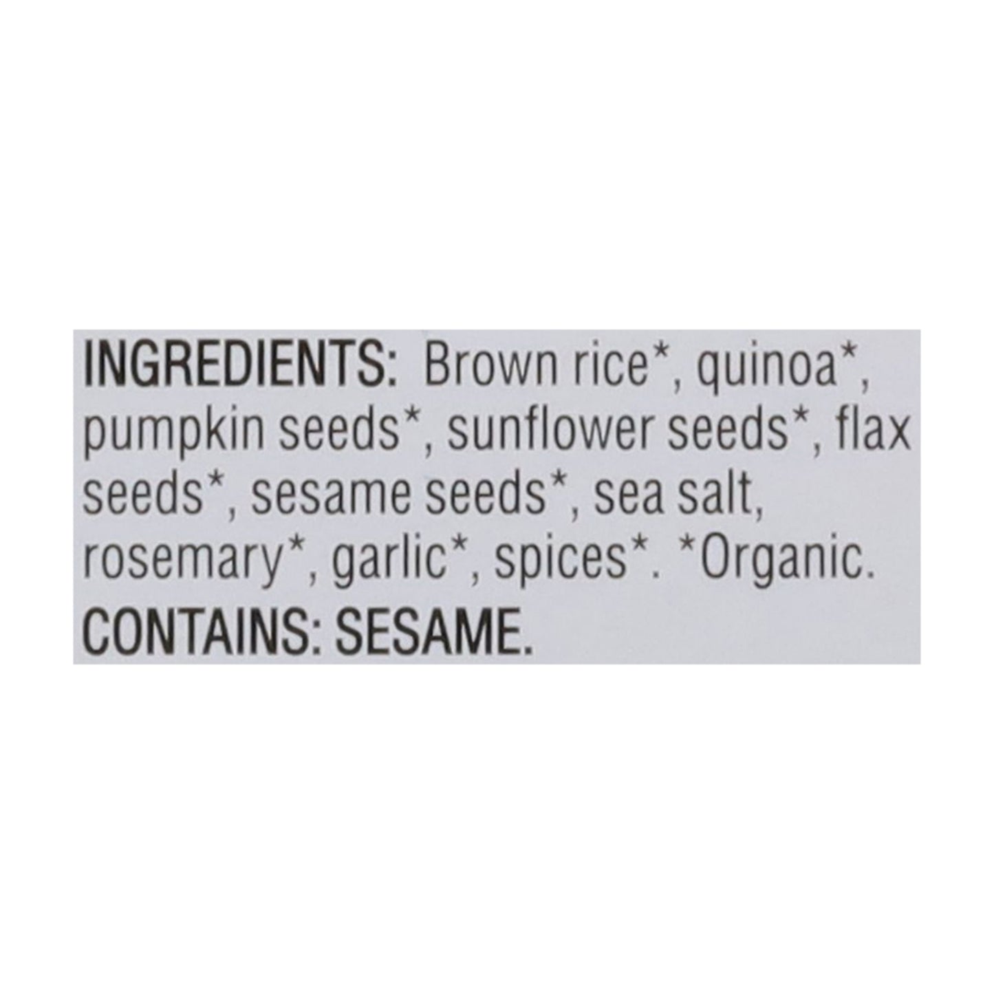 Mary's Gone Crackers - Crckr Og2 Spr Sd Rsmry - Cs Of 6-4 Oz