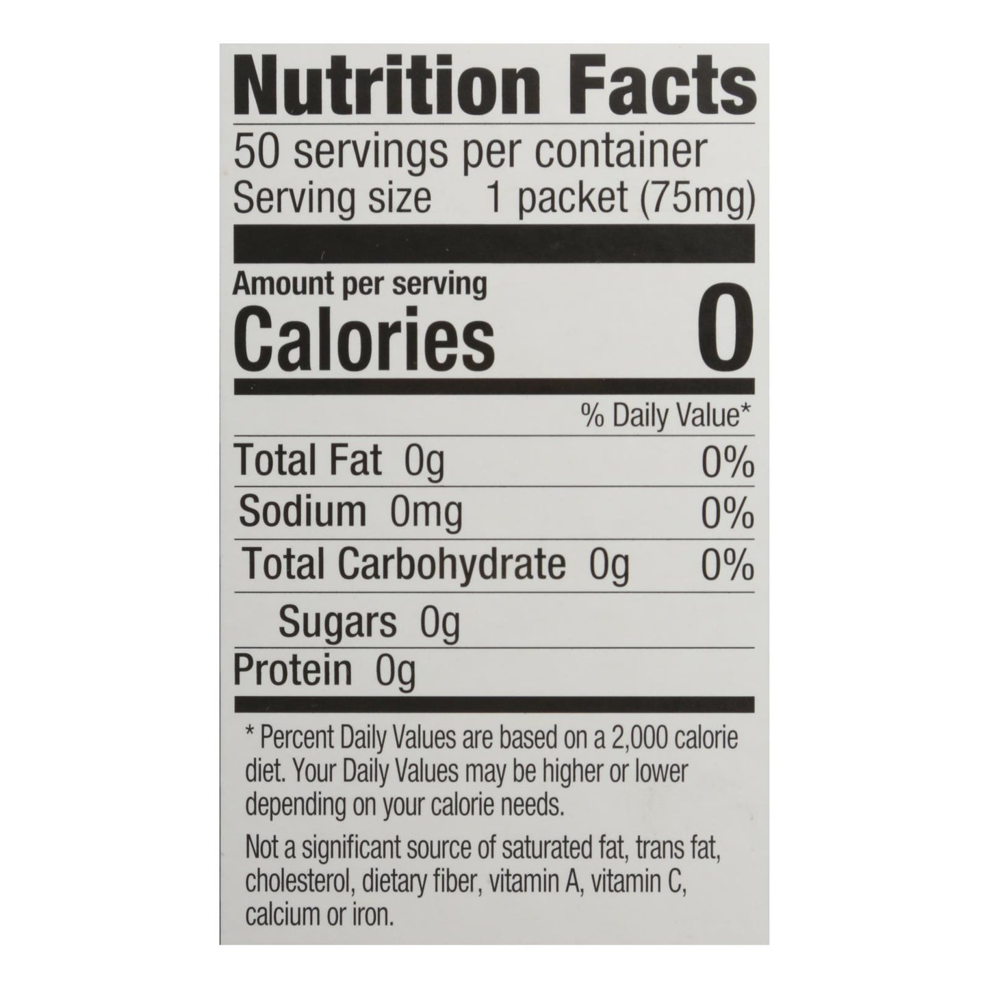 Stevita - Stevia Og2 Extra Sweet - Cs Of 6-.13 Oz