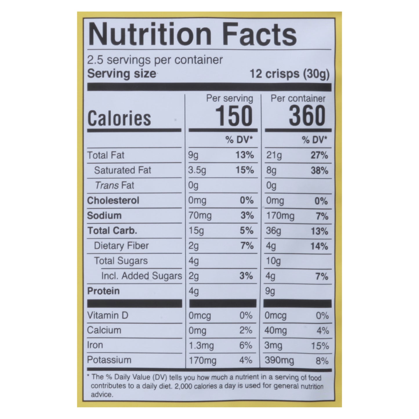 Hippie Snacks - Banana Bread Crisps Orig - Cs Of 8-2.5 Oz