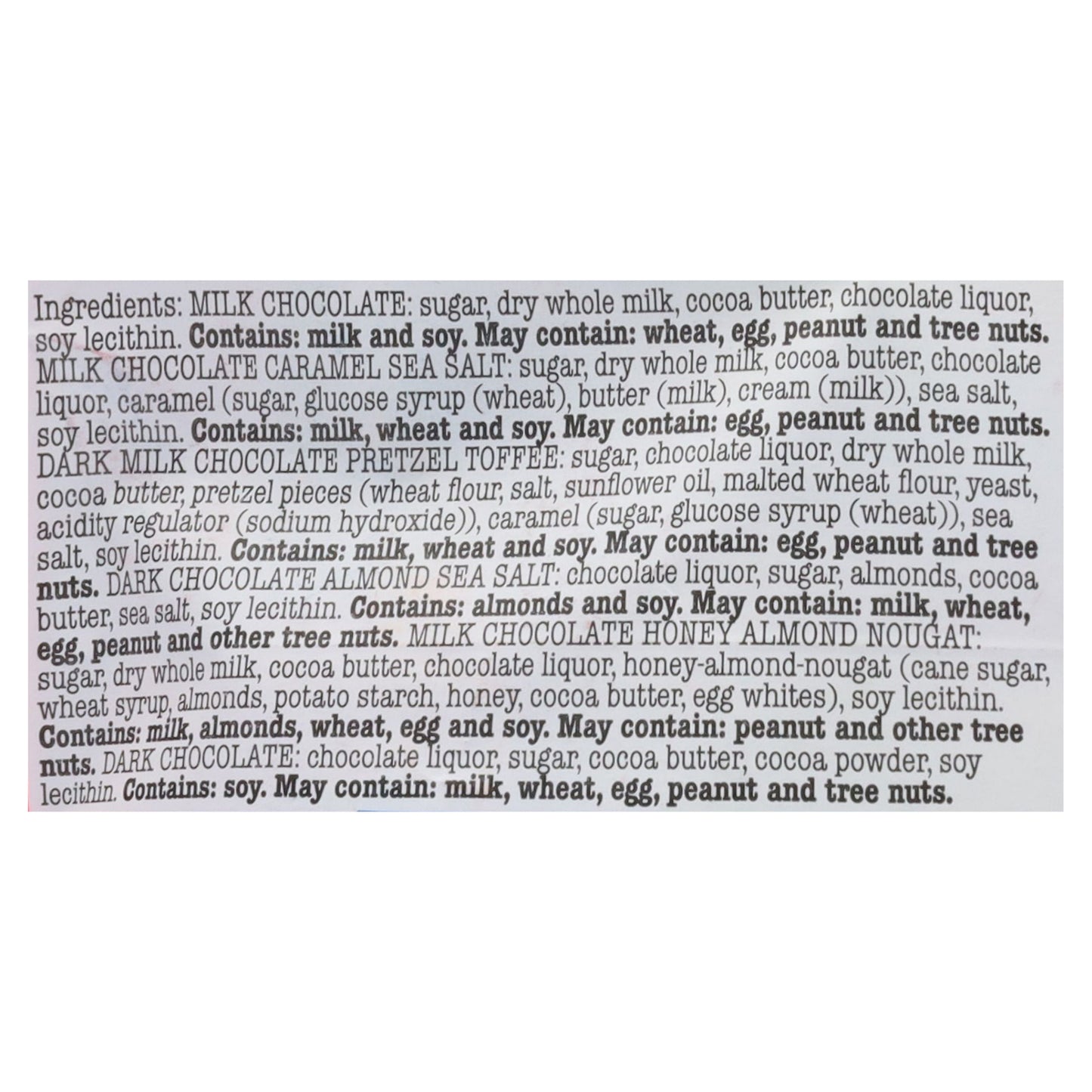 Tony's Chocolonely - Tiny Mix Flv Choc Pouch - Cs Of 8-4.44 Oz