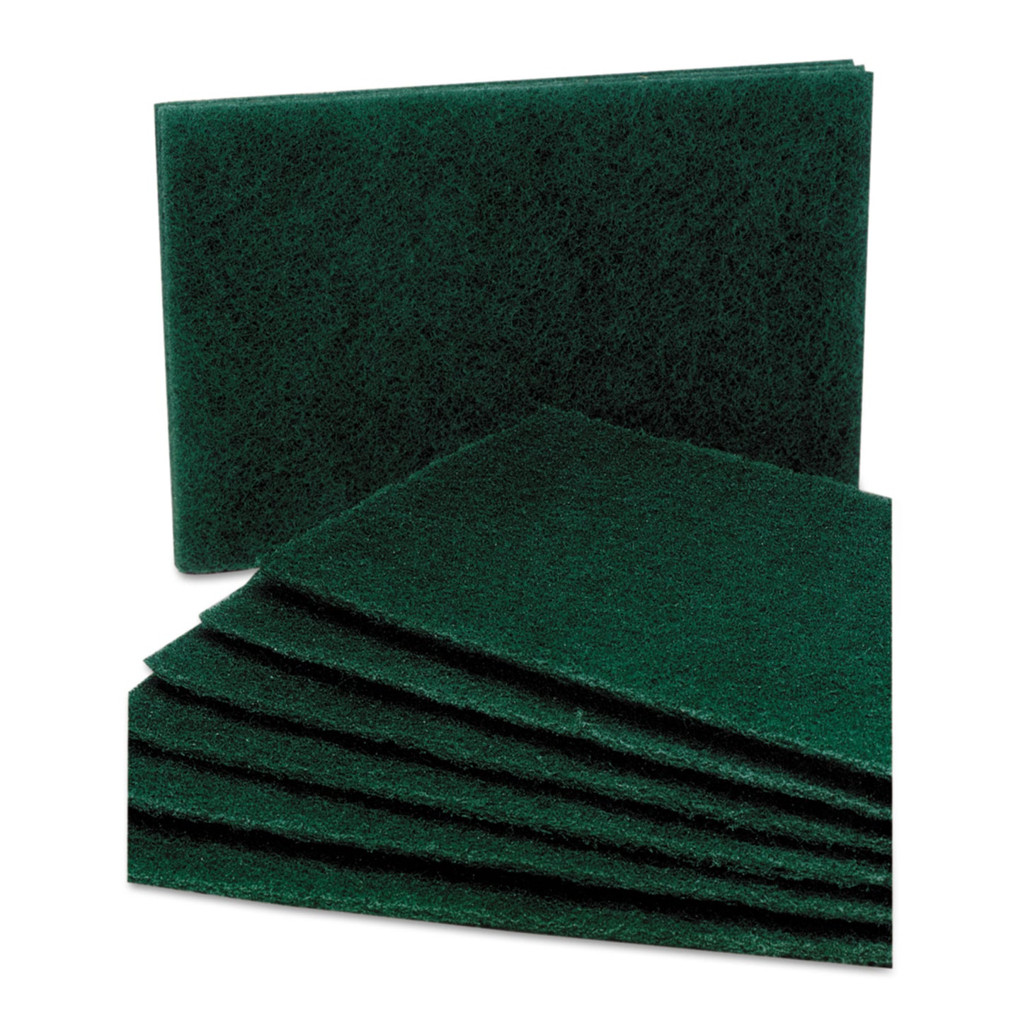 AbilityOne 7920007535242, Skilcraft, Light Cleaning Scouring Pad, 6 X 9.25, Green, 10/pack