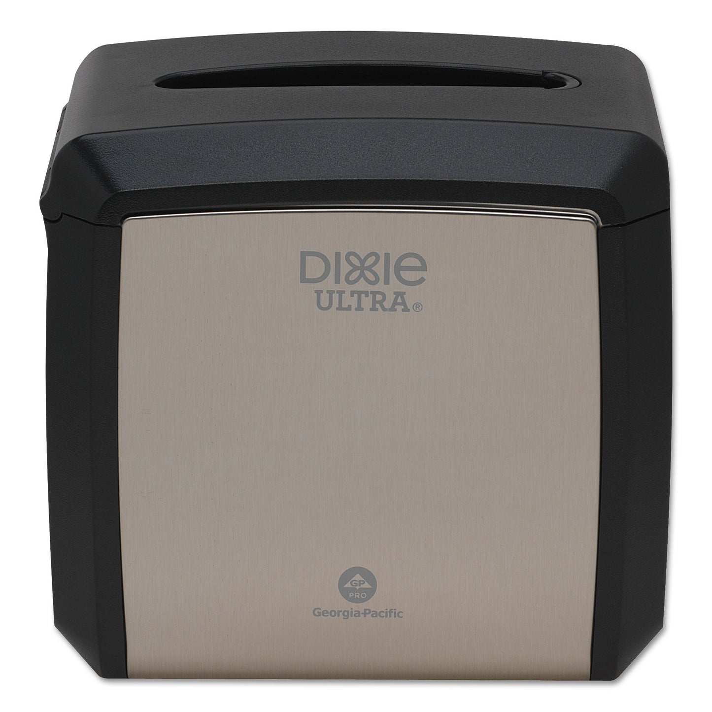 Dixie Tabletop Napkin Dispenser, 7.6 x 6.1 x 7.2, Stainless (GPC54528A)