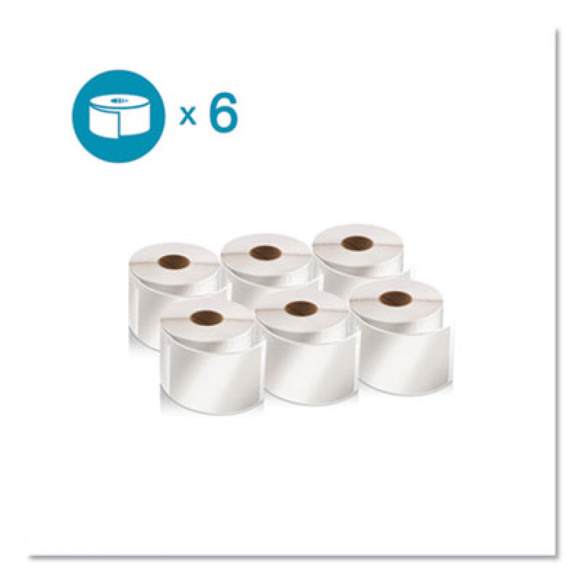 DYMO LW Shipping Labels, 2.13" x 4", White, 220 Labels/Roll, 6 Rolls/Pack (2050811)